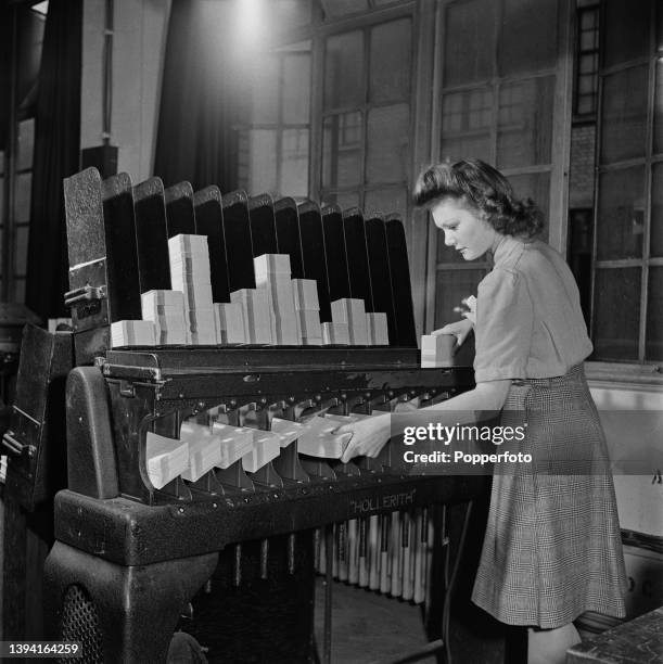 Hollerith Punched Card Equipment Photos and Premium High Res Pictures ...