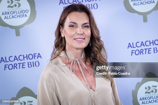 Mar Flores attends the "Arkofluido Alcachofa" 25th nniversary event at La Matriz Campus on April 28, 2022 in Madrid, Spain.