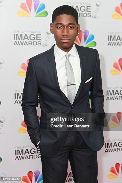 Kwame Boateng arrives at the 43rd NAACP Image Awards held at The Shrine Auditorium on February 17, 2012 in Los Angeles, California.