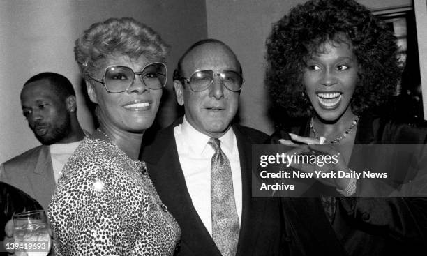 When you're Clive Davis, the head honcho at Arista Records, and you ask a few friends to drop by your Park Ave. Pad, they're likely to include the...