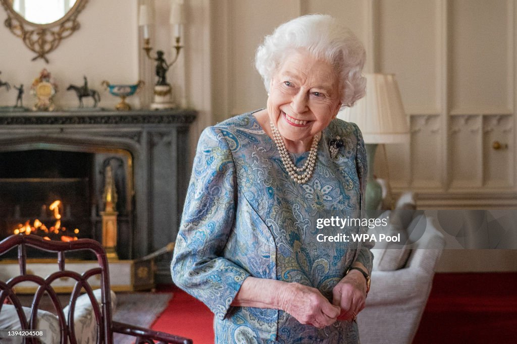 President of Switzerland Meets Queen Elizabeth II