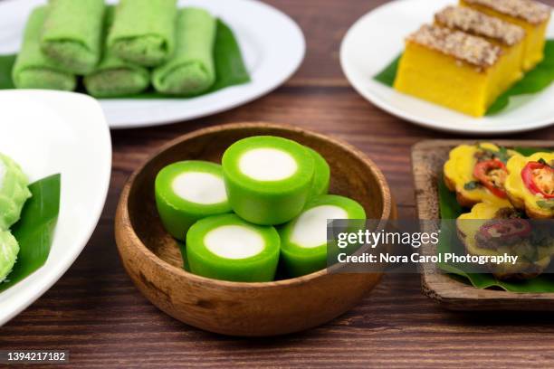 Malaysian Traditional Dessert Focused On Kuih Nona Manis, Foto de stock