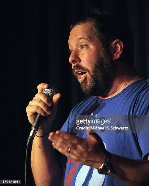 Comedian Bert Kreischer performs at The Ice House Comedy Club on January 20, 2012 in Pasadena, California.