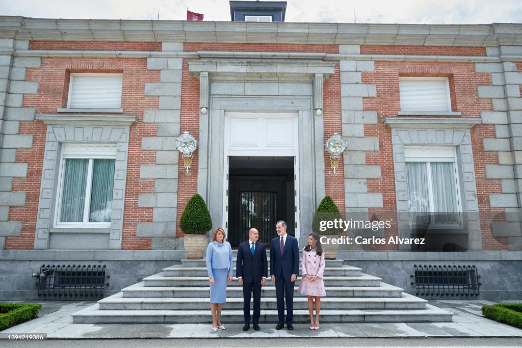 Spanish Royals Host A Lunch For The President Of Bulgaria And His Wife