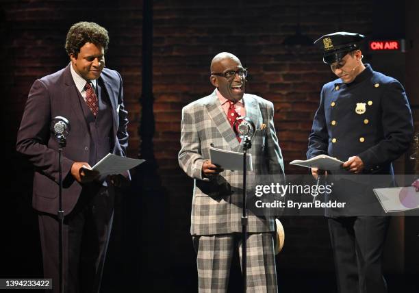 Al Roker performs onstage during Audible Theater and the Today show present: Murder in Studio One at Audible Theater - Minetta Lane Theatre on April...