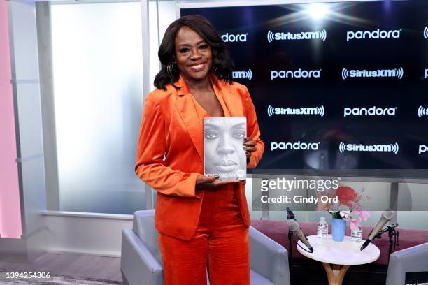 Viola Davis attends as SiriusXM's Hoda Kotb Hosts A TODAY Show Radio Town Hall With Actress Viola Davis on April 28, 2022 in New York City.