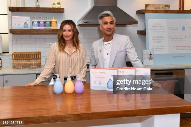 Celebrities, Ashley Tisdale & Tan France, partner with goodnest to celebrate the launch of the sustainable baby care brand on Wednesday, April 27th...