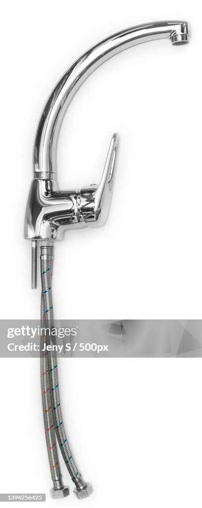 Stock photo,Close-up of padlock on white background