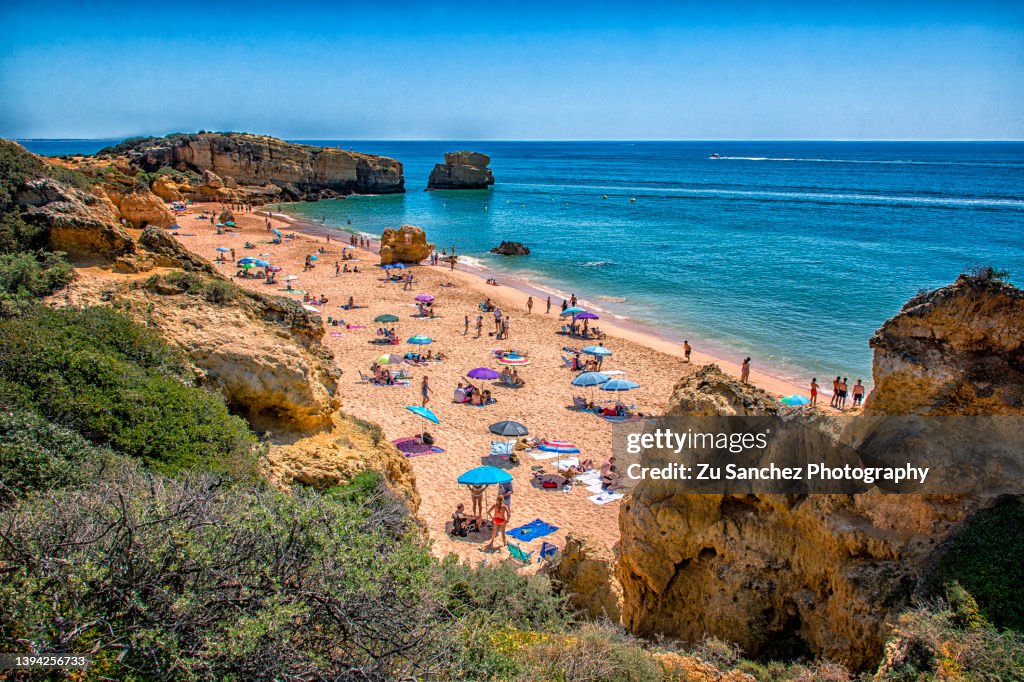 Albufeira and Atlantic Ocean