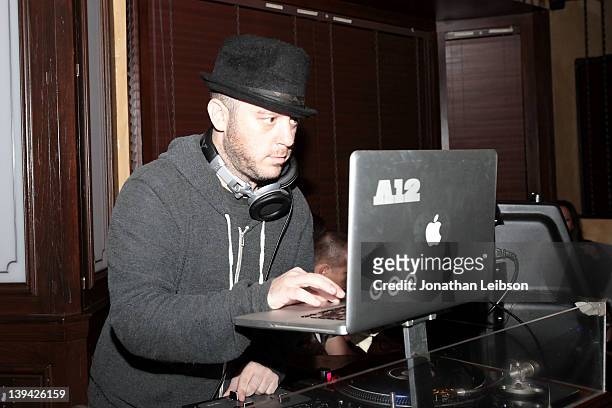 Adam 12 performs at the Beats, Rhymes, And Life Grammy Party Hosted By Om Films And Michael Rapaport at Crown Bar on February 11, 2012 in Los...