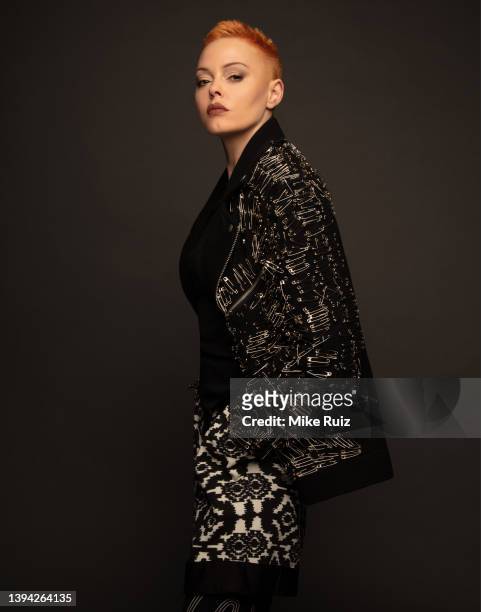 Actress Rose McGowan is photographed for Spirit + Flesh Magazine on April 17, 2019 in New York City.