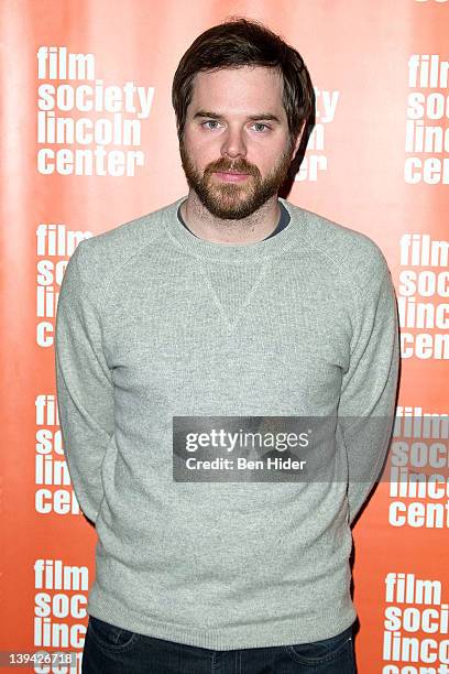 Director Sean Durkin attends "Mary Last Seen" Film Society of Lincoln Center screening & Q&A at the Film Center Amphitheater in Lincoln Center on...