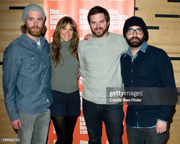 Cinematographer Drew Innis, Actress Alexia Rasmussen, Director Sean Durkin and Producer Antonio Campos attend "Mary Last Seen" Film Society of...