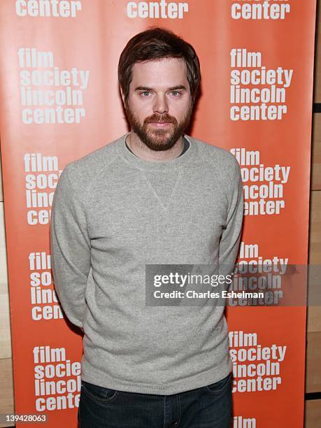 Director/writer Sean Durkin attends "Mary Last Seen" Film Society of Lincoln Center screening & Q&A at the Film Center Amphitheater in Lincoln Center...