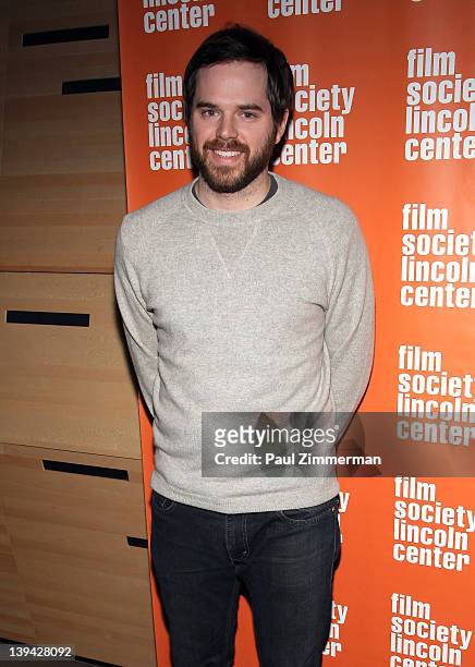 Director Sean Durkin attends "Mary Last Seen" Film Society of Lincoln Center screening & Q&A at the Film Center Amphitheater in Lincoln Center on...