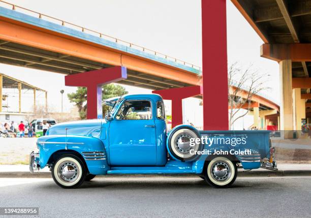 vintage motor vehicle, lincoln park, el paso, texas - el paso stock-fotos und bilder