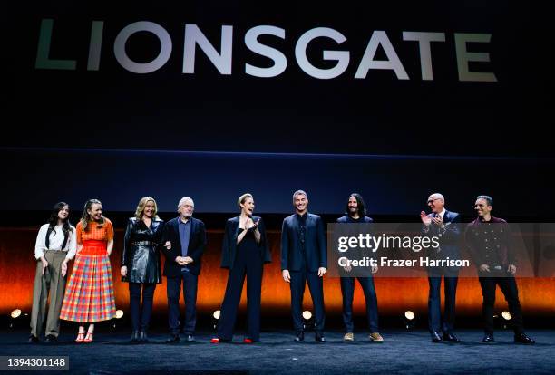 Abby Ryder Fortson, Rachel McAdams, Kim Cattrall, Robert De Niro, Leslie Bibb, Chad Stahelski, Keanu Reeves, Joe Drake and Sebastian Maniscalco speak...