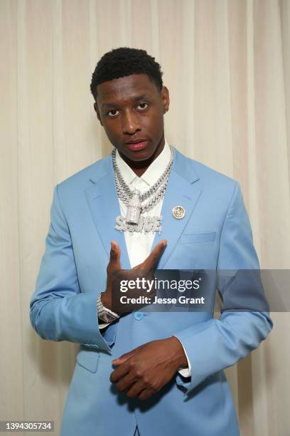 Ahmad "Sauce" Gardner, wearing the Call of Duty Taskforce 141 Pin, attends Call of Duty: Modern Warfare II event at the 2022 NFL Draft on April 28,...