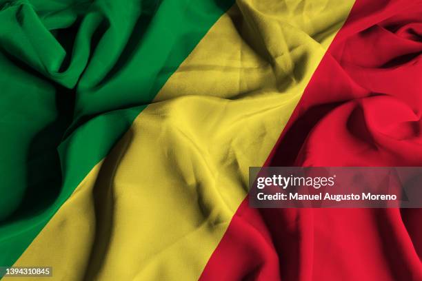 flag of the republic of the congo - republic of the congo stock pictures, royalty-free photos & images