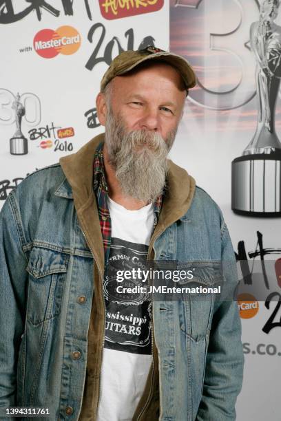 Seasick Steve attends The BRIT Awards 2010 at Earls Court 1 on February 16, 2010 in London, England.