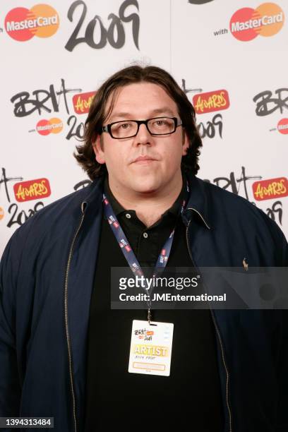Nick Frost attends The BRIT Awards, Earls Court 1, London, UK, Wednesday 18 February 2009.