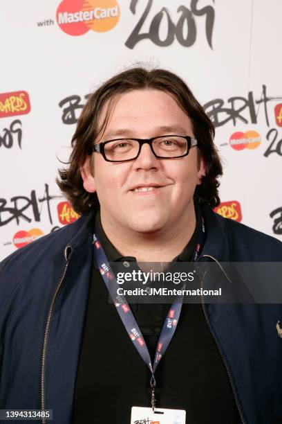 Nick Frost attends The BRIT Awards, Earls Court 1, London, UK, Wednesday 18 February 2009.