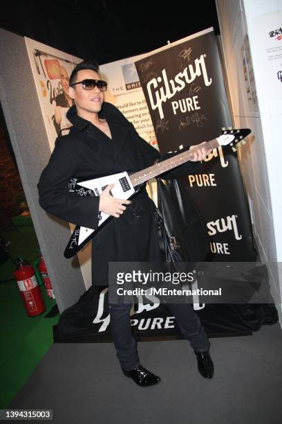 Gok Wan backstage Gibson Guitar signing during The BRIT Awards 2009 at Earls Court 1 on February 18, 2009 in London, England.