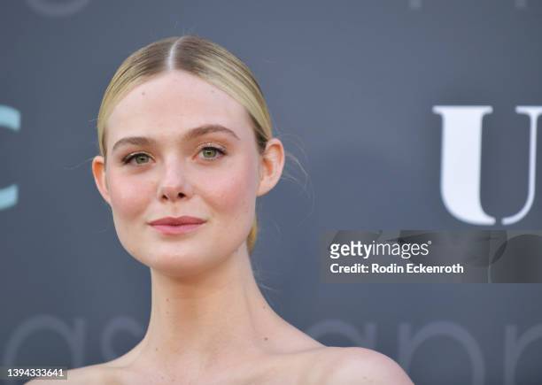 Elle Fanning attends the Los Angeles special screening of "The Girl From Plainville" at Television Academy's Wolf Theatre at the Saban Media Center...