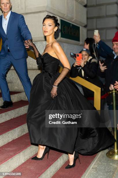 Bella Hadid attends the 2022 Prince's Trust Gala at Cipriani in the Financial District on April 28, 2022 in New York City.