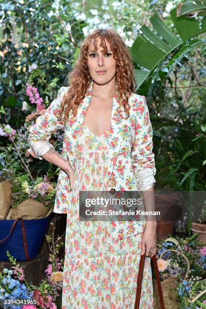 Rumer Willis arrives as Sézane celebrates Los Angeles store opening at Ardor on April 28, 2022 in West Hollywood, California.