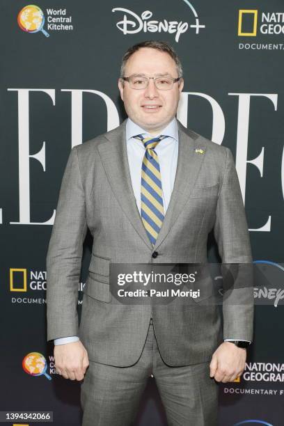 Alexander Vindman attends the Washington DC Screening Of National Geographic Documentary Films' WE FEED PEOPLE at National Portrait Gallery on April...