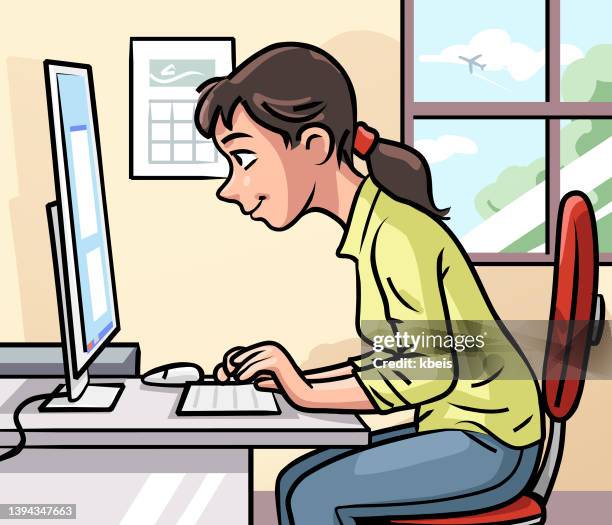 Cartoon Computer In House 2,471 Cartoon Computer Monitor Stock Photos, High-Res Pictures, and ...