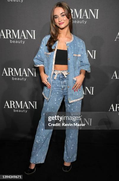 Johnny Sequoyah attends Armani Beauty Celebrates Tessa Thompson on April 28, 2022 in Culver City, California.