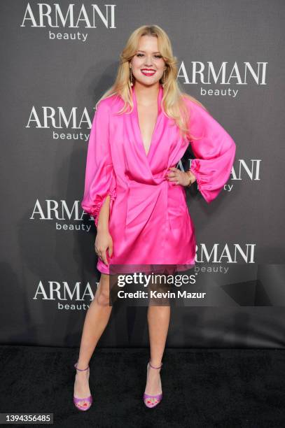 Ava Phillippe attends Armani Beauty Celebrates Tessa Thompson on April 28, 2022 in Culver City, California.