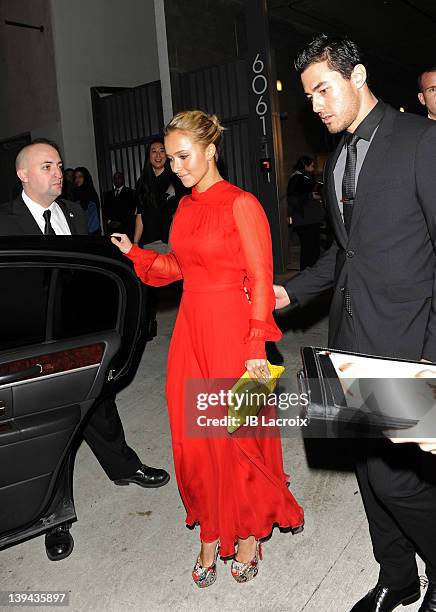 Hayden Panettiere is seen on February 20, 2012 in Los Angeles, California.