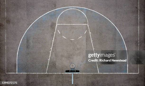 basketball lane - spielregeln stock-fotos und bilder
