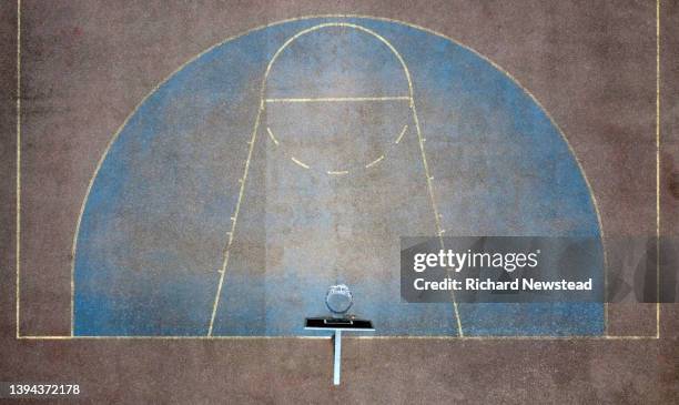 basketball paint - basketball all access stock pictures, royalty-free photos & images