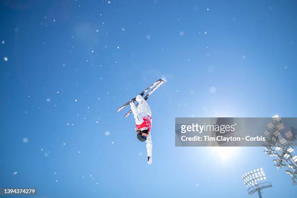 February 14: Gabi Ash of Australia in action during the Women's Aerials Qualification at Genting Snow Park during the Winter Olympic Games on...