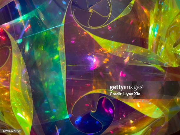 abstract geometric crystal background, - festival delle lanterne cinesi foto e immagini stock