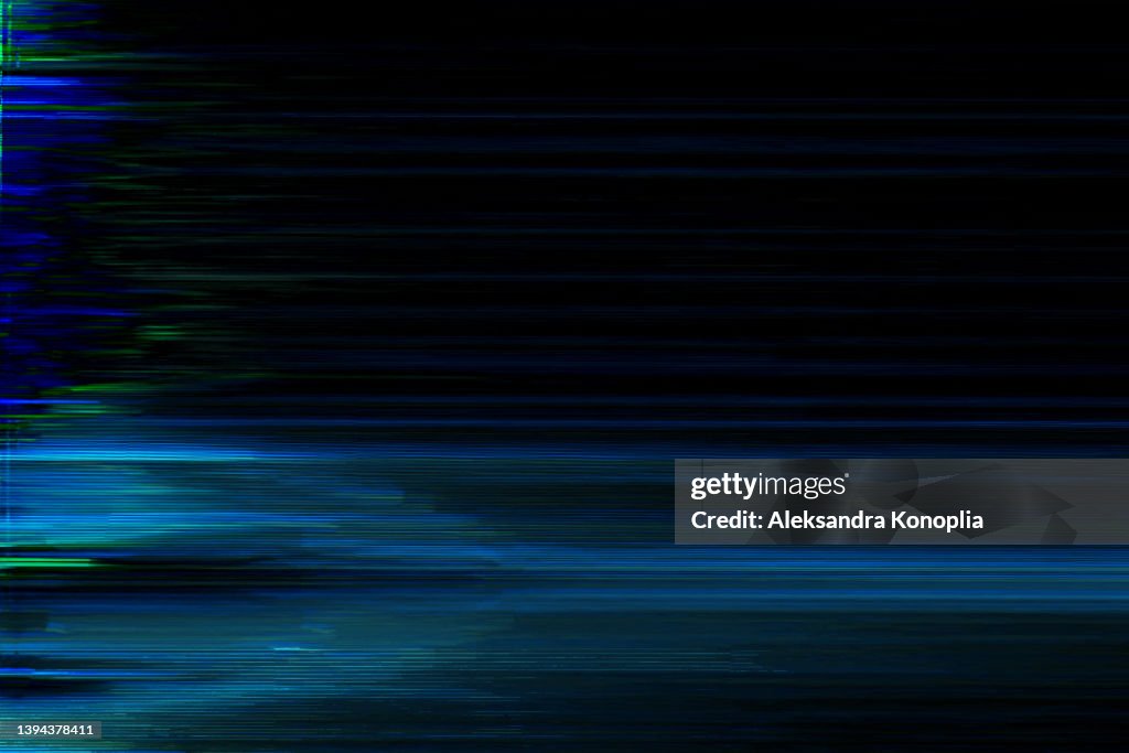Motion Glitch interlaced Multicolored Distorted textured futuristic background