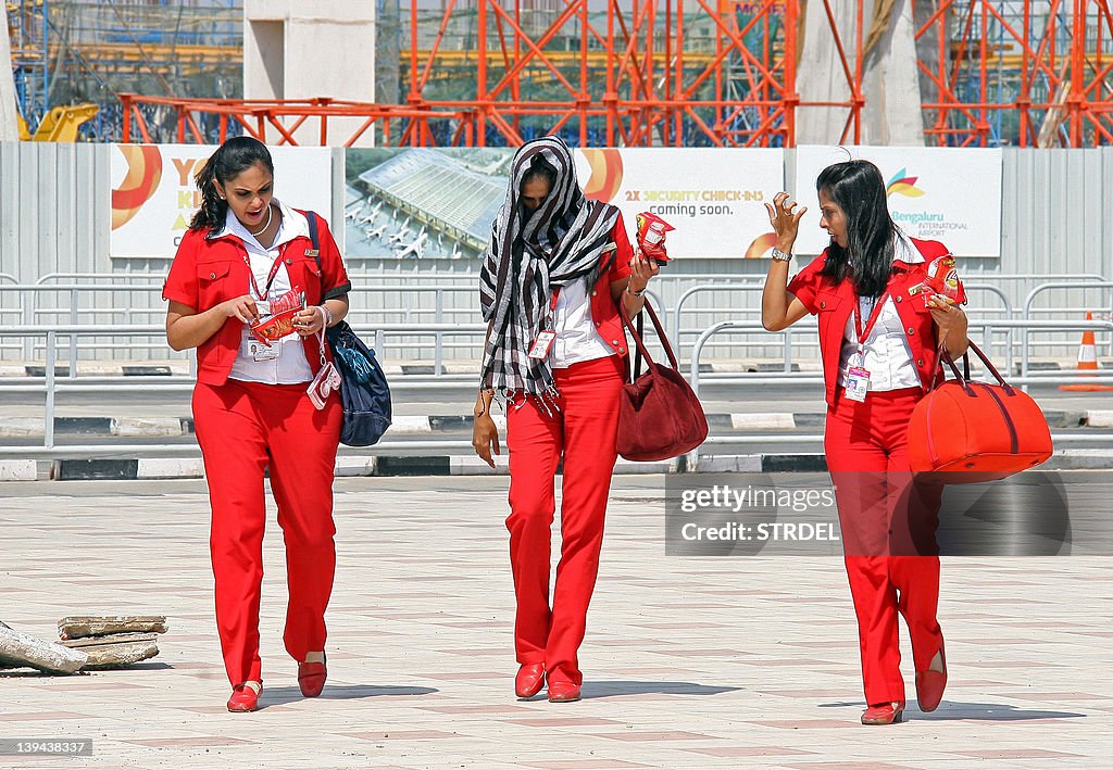 Kingfisher Airlines air hostess leave Ba