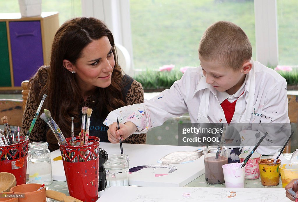 Britain's Catherine, the Duchess of Camb