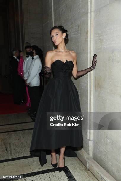 Bella Hadid attends the 2022 Prince's Trust Gala at Cipriani 25 Broadway on April 28, 2022 in New York City.