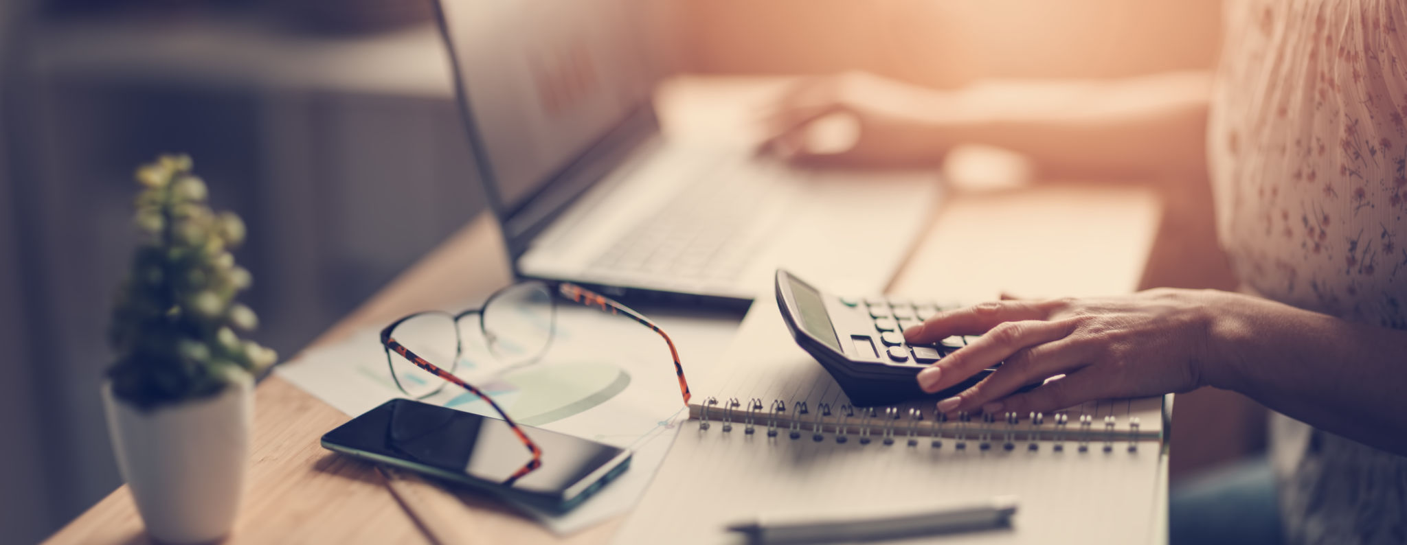 financial planning desk