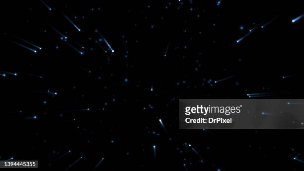 light speed travel in outer space - zoom bombing stock pictures, royalty-free photos & images