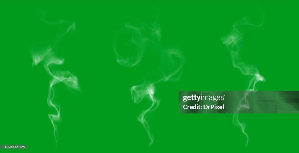 Smoke or Steam on Chroma Key