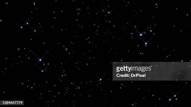 starfield - star shape stock pictures, royalty-free photos & images