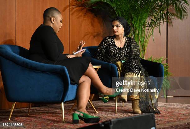 American political strategist and commentator, Symone D. Sanders and Human Rights and Environmental Justice Advocate, Co-founder Polluters Out,...