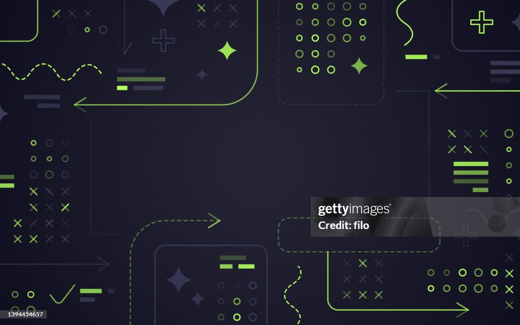 Tech Trends Futuristic Planning Drafting Drawing Board Background Abstract