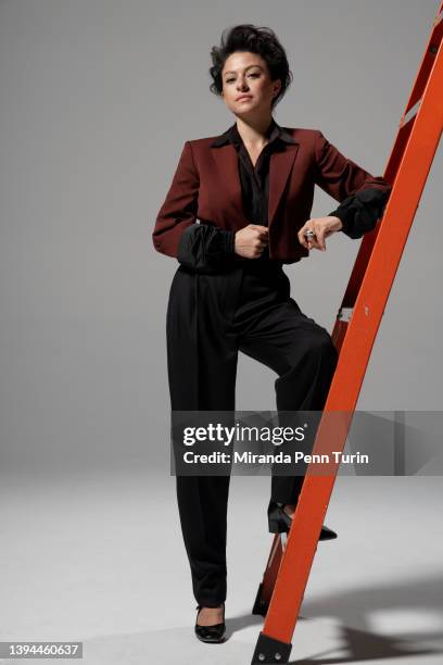 Actress Alia Shawkat is photographed for EMMY Magazine on November 8, 2021 in Los Angeles, California.